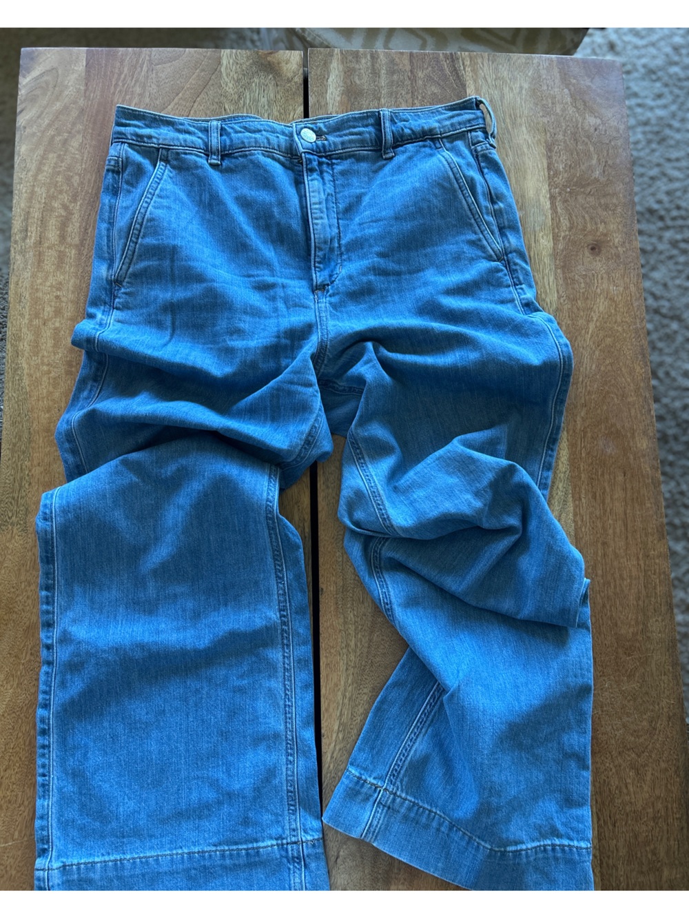 J. Crew Light Blue Denim Jeans -  wide leg